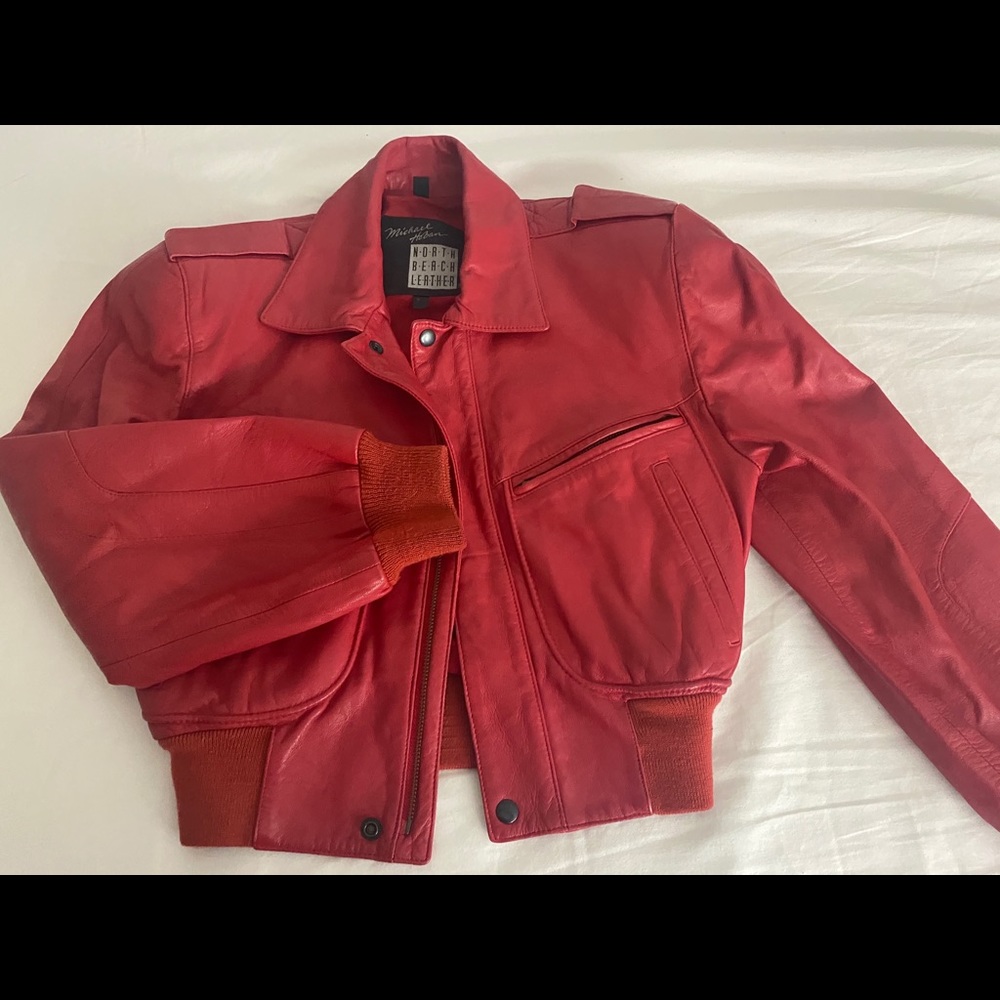 Michael Hoban North Beach VTG Leather Jacket 80s